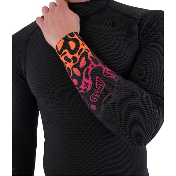2026 Hurley Mens Air 1/1mm Bubble Degrade Wetsuit Jacket MSJTL13101 - Black Bubble